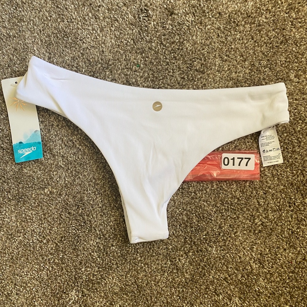 Speedo Olivia Bottom SM NWT white. #0177 - Picture 2 of 6